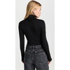 image:imageSplendid Womens 1x1 Rib Classic Long Sleeve Turtleneck TopBlack