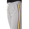 image:imageSplendid Womens Brushed SweatpantsGrey  Yellow Stripe