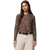 image:imageSplendid Cecelia Floral Long Sleeve TeeCedar Brown
