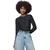 image:imageSplendid Cecelia Floral Long Sleeve TeeIce Navy