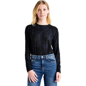image:imageSplendid Cecelia Floral Long Sleeve TeeNavy