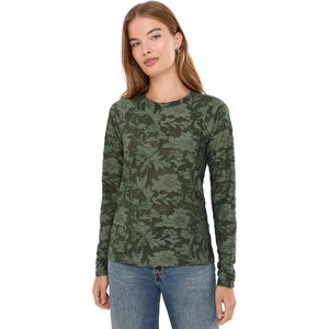 image:imageSplendid Cecelia Floral Long Sleeve TeePine