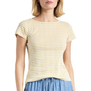 image:imageSplendid Womens Boatneck TeeHoneysuckleWhite