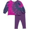 image:imageSplendid Baby Girls Pullover Sweatshirt and Legging Pant 2piece SetDisco Tie Dye