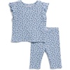image:imageSplendid Baby Girls Shortsleeve Shirt and Capri Pant SetDitsy Floral