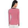 image:imageSplendid Long Sleeve TeeNavyRougeWhite