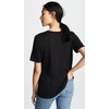 image:imageSplendid Womens Cotton Modal Slub V TeeBlack
