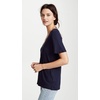 image:imageSplendid Womens Cotton Modal Slub V TeeNavy Blue