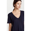image:imageSplendid Womens Cotton Modal Slub V TeeNavy Blue