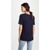 image:imageSplendid Womens Cotton Modal Slub V TeeNavy Blue