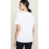 image:imageSplendid Womens Cotton Modal Slub V TeeWhite