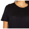 image:imageSplendid Zoe Short Sleeve Cotton Modal Slub Crew NeckBlack