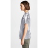 image:imageSplendid Zoe Short Sleeve Cotton Modal Slub Crew NeckNavyOff White