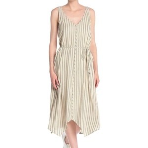image:imageSplendid Womens Sleeveless Midi DressOff WhiteBlack