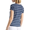 image:imageSplendid Womens Cap Sleeve Knit Tee ShirtNavyWhite