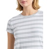 image:imageSplendid Womens Cap Sleeve Knit Tee ShirtOliveWhite