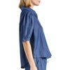 image:imageSplendid Womens Indigo Short Sleeve Woven TopDark Indigo