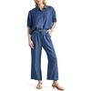 image:imageSplendid Womens Indigo Short Sleeve Woven TopDark Indigo