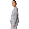 image:imageSplendid Womens Long Sleeve Snit PoloHeather Fog