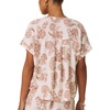 image:imageSplendid Womens Woven Short Sleeve TopTropical Print