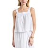 image:imageSplendid Womens Woven Jacquard Tank TopWhite