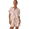 image:imageSplendid Womens Woven Short Sleeve TopTropical Print