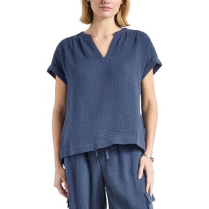 image:imageSplendid Womens Gauze BlouseNavy