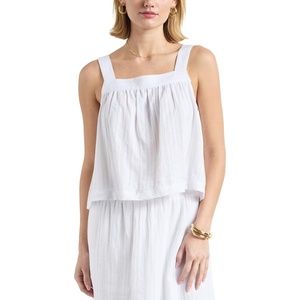 image:imageSplendid Womens Woven Jacquard Tank TopWhite