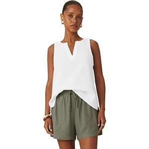 image:imageSplendid Womens Woven Tank TopWhite