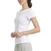image:imageSplendid Abbie Short Sleeve Modal Jersey Crew TeeBright White