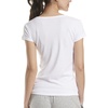 image:imageSplendid Abbie Short Sleeve Modal Jersey Crew TeeBright White