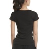 image:imageSplendid Abbie Short Sleeve Modal Jersey Crew TeeDark Black