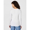 image:imageSplendid Valley 2x1 Rib Long Sleeve VNeckWhite