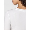 image:imageSplendid Valley 2x1 Rib Long Sleeve VNeckWhite