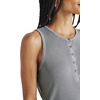 image:imageSplendid Womens Bethany Henley TankGrey Mist