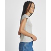image:imageSplendid Womens Faye 1x1 Crew Neck TeeHeather Grey