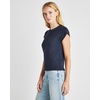 image:imageSplendid Womens Faye 1x1 Crew Neck TeeNavy