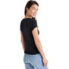 image:imageSplendid Womens Faye 1x1 V Neck TeeBlack