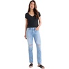 image:imageSplendid Womens Faye 1x1 V Neck TeeBlack