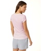 image:imageSplendid Womens Faye 1x1 V Neck TeeFragrent Lilac Stripe