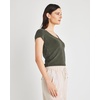 image:imageSplendid Womens Faye 1x1 V Neck TeeOlive