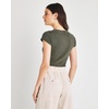 image:imageSplendid Womens Faye 1x1 V Neck TeeOlive