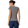 image:imageSplendid Womens Short Sleeve Scoop TeeMoonstoneBlack Stripe