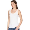 image:imageSplendid Womens Zuma 2x1 Rib Scoop Tank TopWhite