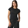image:imageSplendid Womens Faye 1x1 Crew Neck TeeBlack