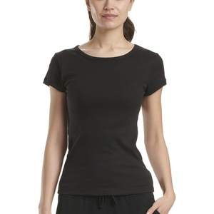 image:imageSplendid Abbie Short Sleeve Modal Jersey Crew TeeDark Black