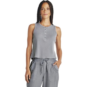 image:imageSplendid Womens Bethany Henley TankGrey Mist