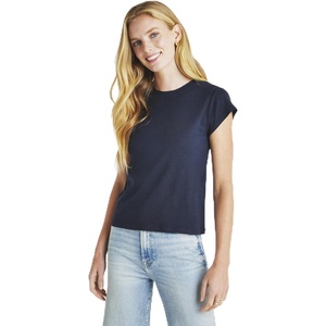 image:imageSplendid Womens Faye 1x1 Crew Neck TeeNavy