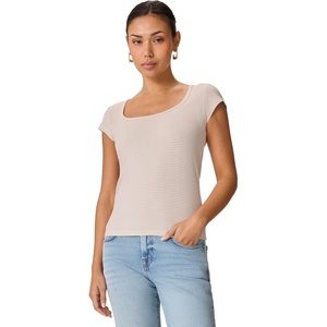 image:imageSplendid Womens Short Sleeve Scoop TeeMoonstoneCactus Stripe