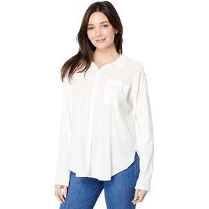 image:imageSplendid Paige Classic Button Front ShirtWhite